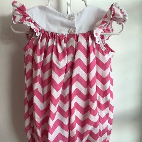 Smocked Jumper/Romper - Picture 2 of 5